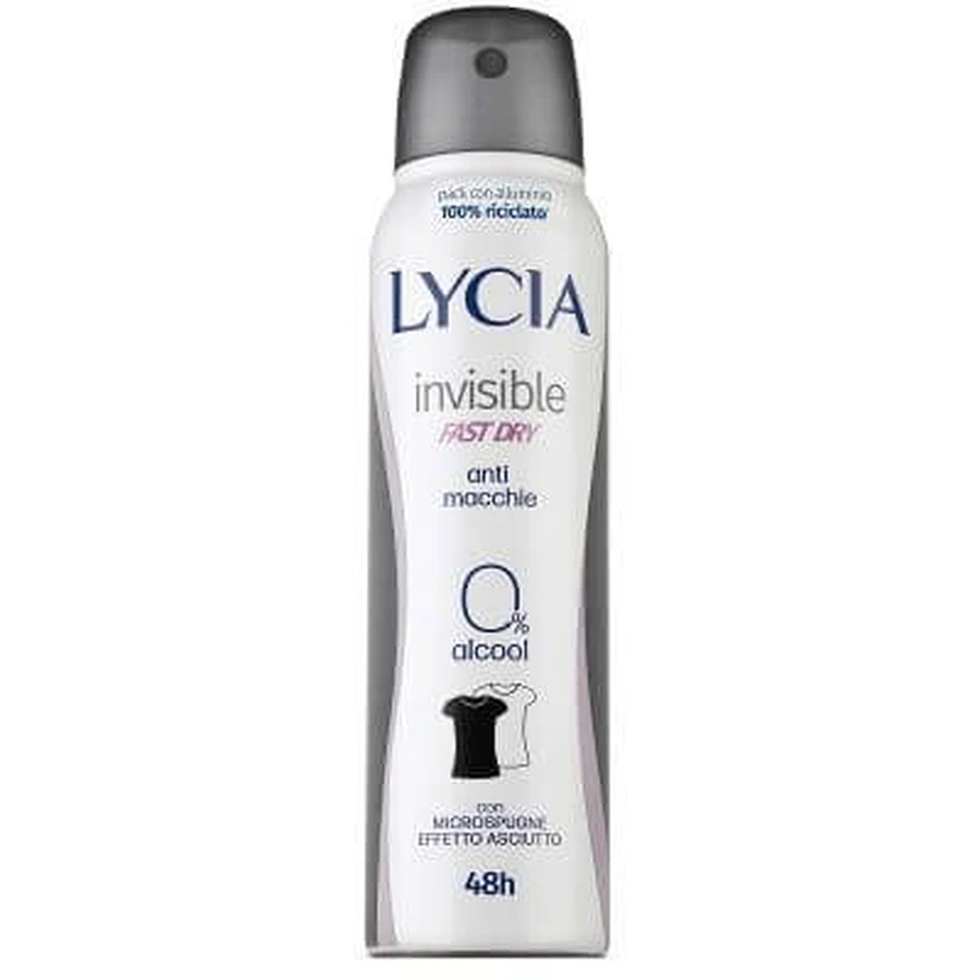 Lycia invisible spray de secado rápido 150 ml