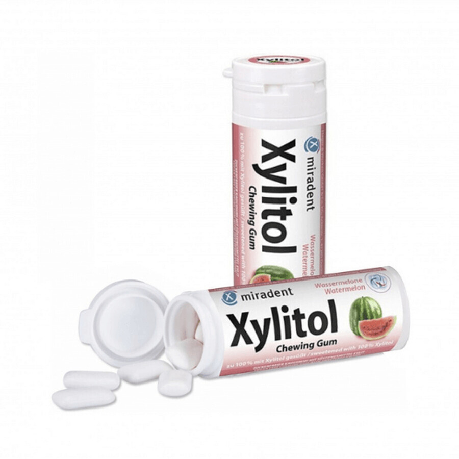 Chewing-gum à la pastèque sans sucre au xylitol, 30 g, Hager