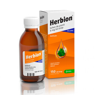 Herbion korstmossteen 6 mg, 150 ml, Krka