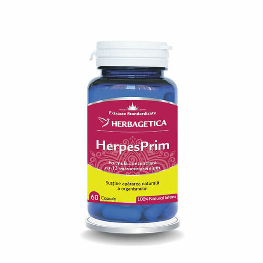 HerpesPrim, 60 capsules, Herbagetica