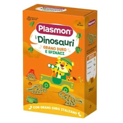 Plasmon dinosaurus pasta met spinazie 250 g