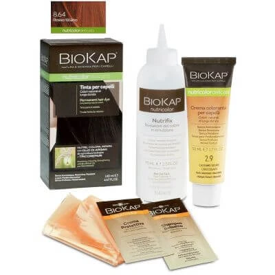 Biokap nutricolor delicate 8.64 titaanrode kleurstof 140 ml