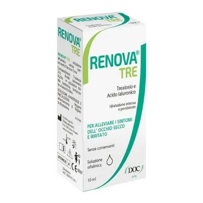 Renova trehalose en hyaluronzuur oogdruppels 10 ml zonder conserveringsmiddelen