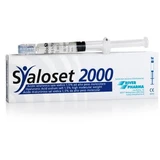 Intraartikuläre Spritze syaloset 2000 Hyaluronsäure 1,5% 2 ml 1 St.