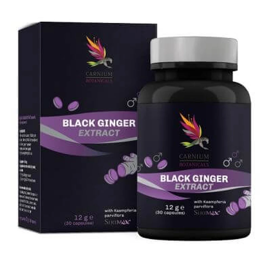 Estratto di zenzero nero Carnium botanicals 30 capsule
