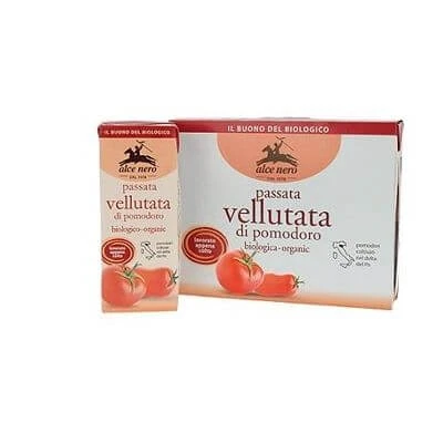Fluweelzachte biologische tomatenpuree 3 x 200 g