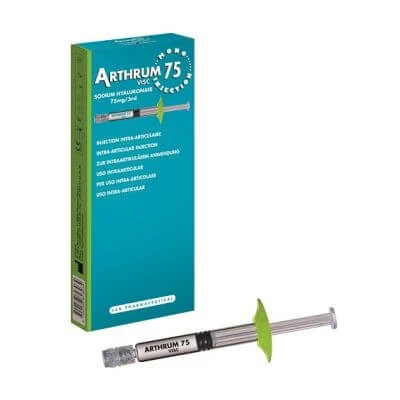 Intra-articulaire injectiespuit arthrum visc 75 mono hyaluronzuur 3 ml