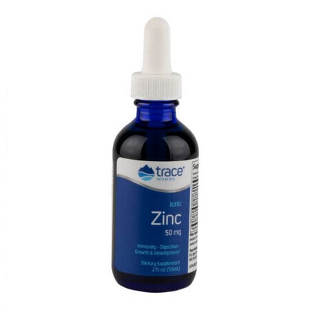 Zinc iónico 50 mg, 59 ml, Trace Minerals