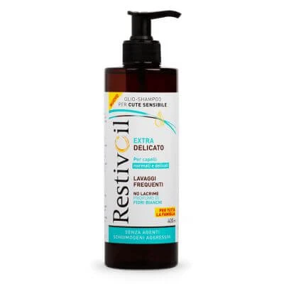 Restivoil extra milde shampoo olie voor gevoelige huid 400 ml