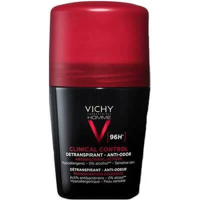 Vichy mannen deodorant clinical control 96h roll 50 ml