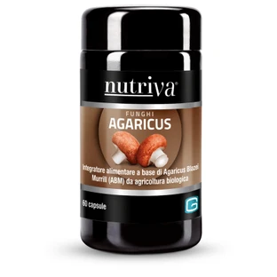 Nutriva agaricus abm 60 cápsulas vegetales