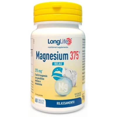 Longlife magnesium 375 ontspanning 60 tabletten