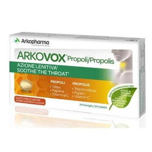 Arkovox propolis honing/citroen 24 tabletten