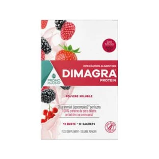 Dimagra proteína frutos rojos 10 sobres