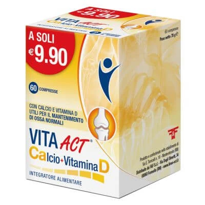 Vita act calcium + vitamine d 60 tabletten
