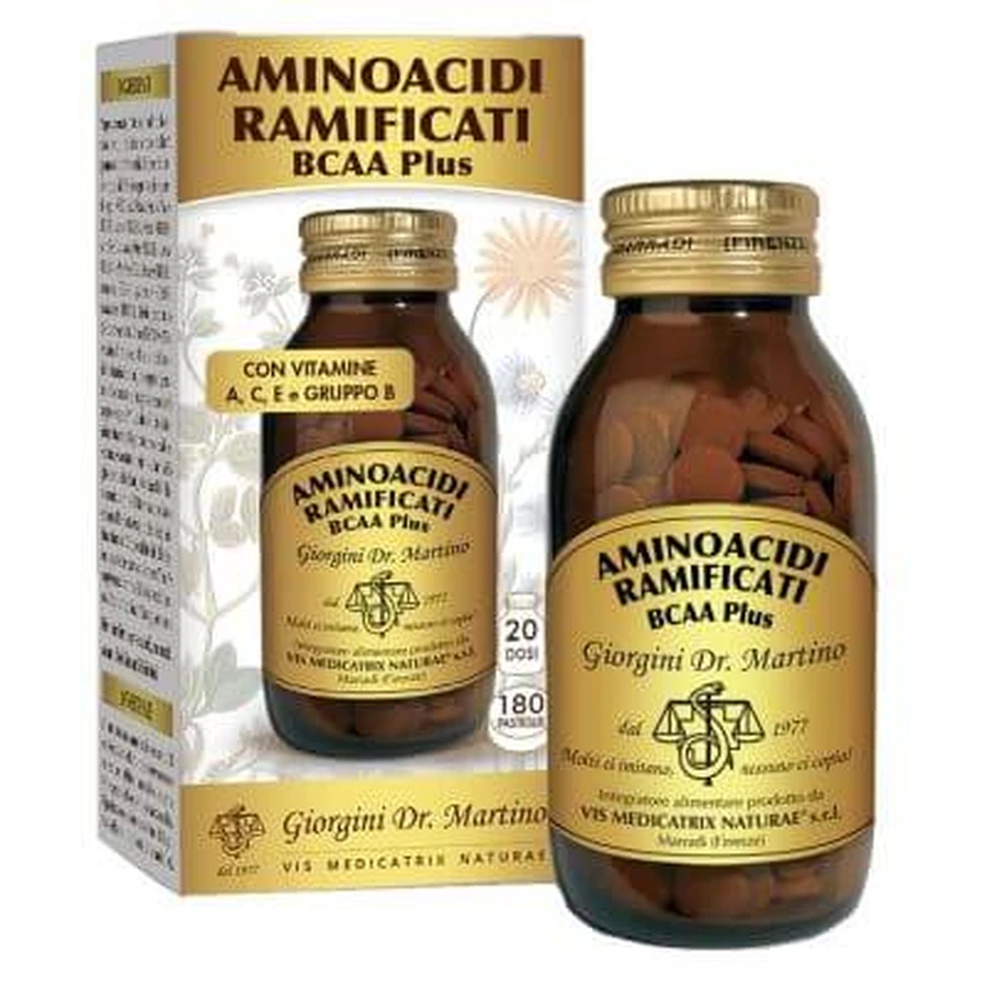 Acides aminés ramifiés bcaa plus 180 comprimés 500 mg