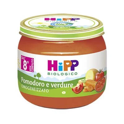 Hipp bio gehomogeniseerde tomatensaus groenten 2x80 g