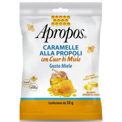 Apropos harde snoepjes honing hart 50 g