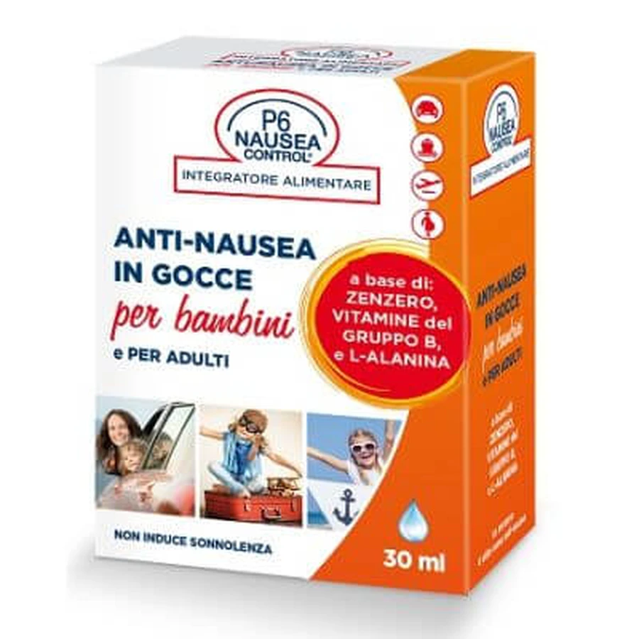 P6 controllo della nausea gocce antinausea 30 ml
