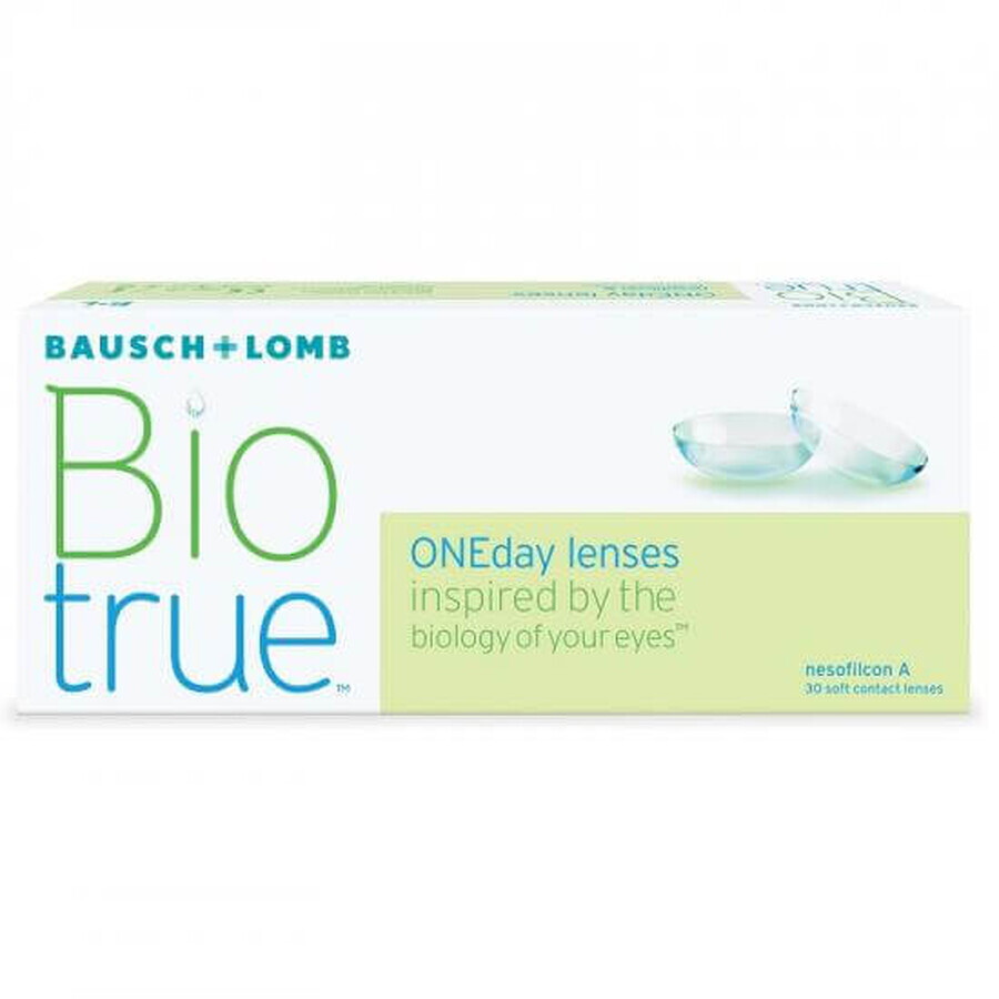 Lentille de contact -2.75 Biotrue OneDay, 30 pièces, Bausch Lomb