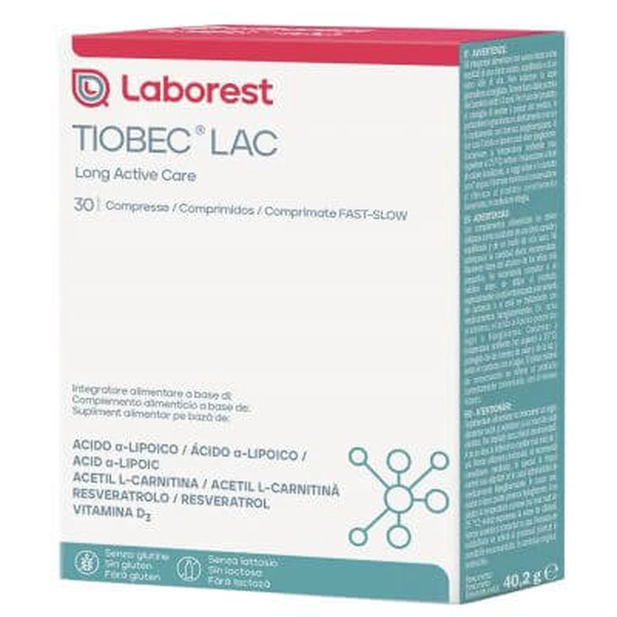 Tiobec lac 30 tabletten