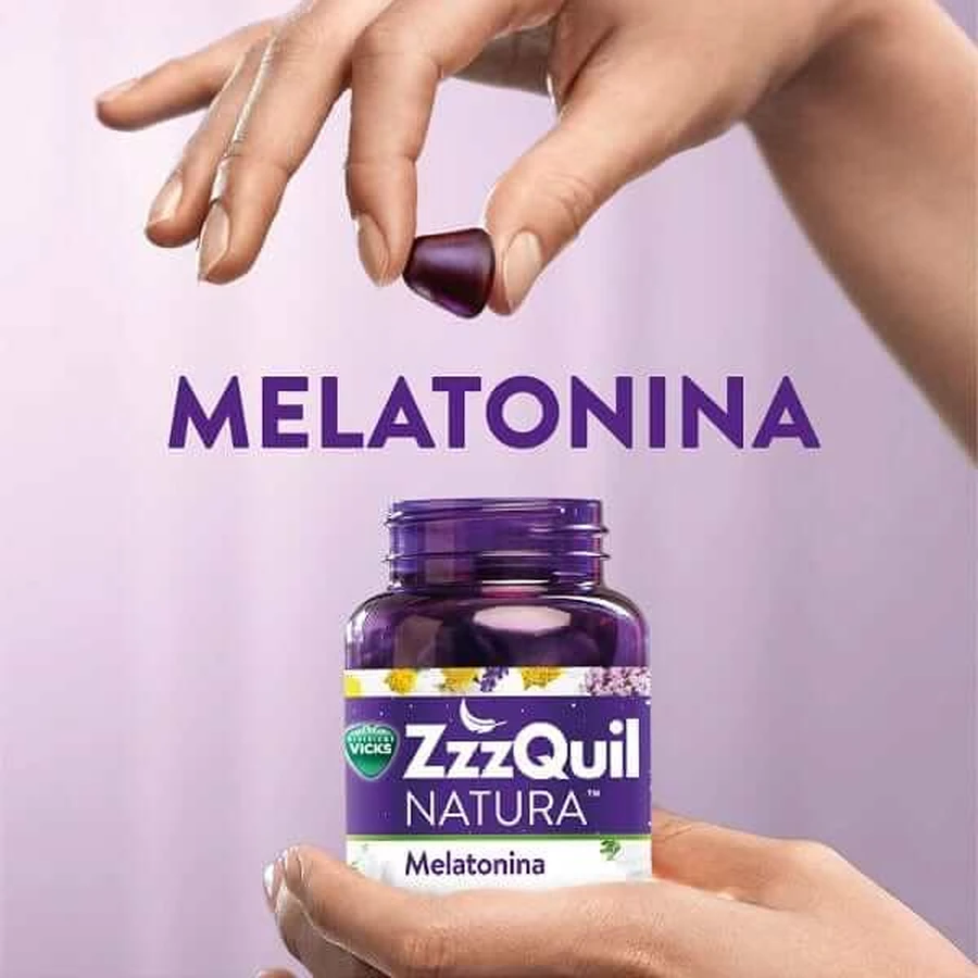Vicks zzzquil natur 60 gummi tabletten