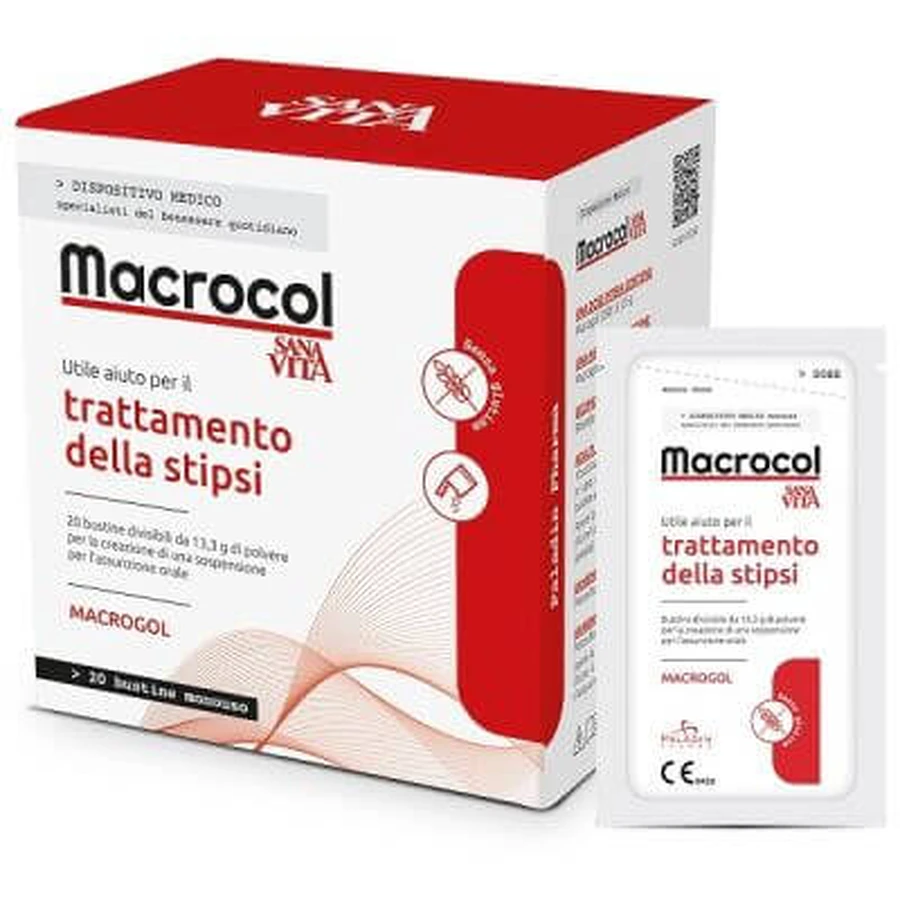 Sanavita macrocol plus 20 pliculețe 13.81 g