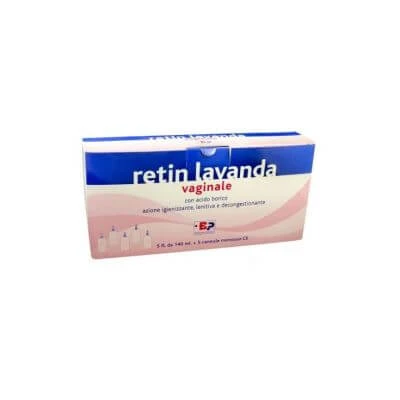 Vaginale douche retin 4 flessen x 140 ml