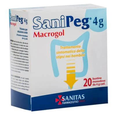 Sanipeg macrogol poeder voor orale oplossing 20 4 g sachets