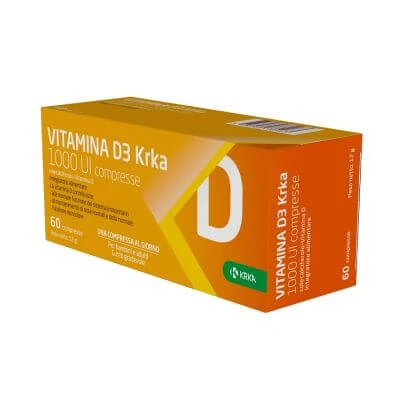 Vitamine d3 krka 1000 ui 60 tabletten