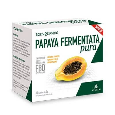 Body spring pure gefermenteerde papaja 30 sachets