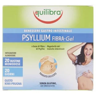 Psyllium fiber gel kiwi plum flavor 20 single-dose sachets