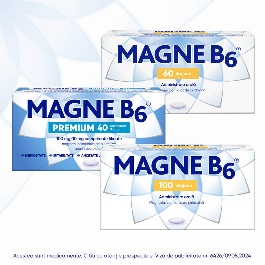 Magne B6, 100 mg/10 mg Magne B6, 10 injectieflacons, Sanofi