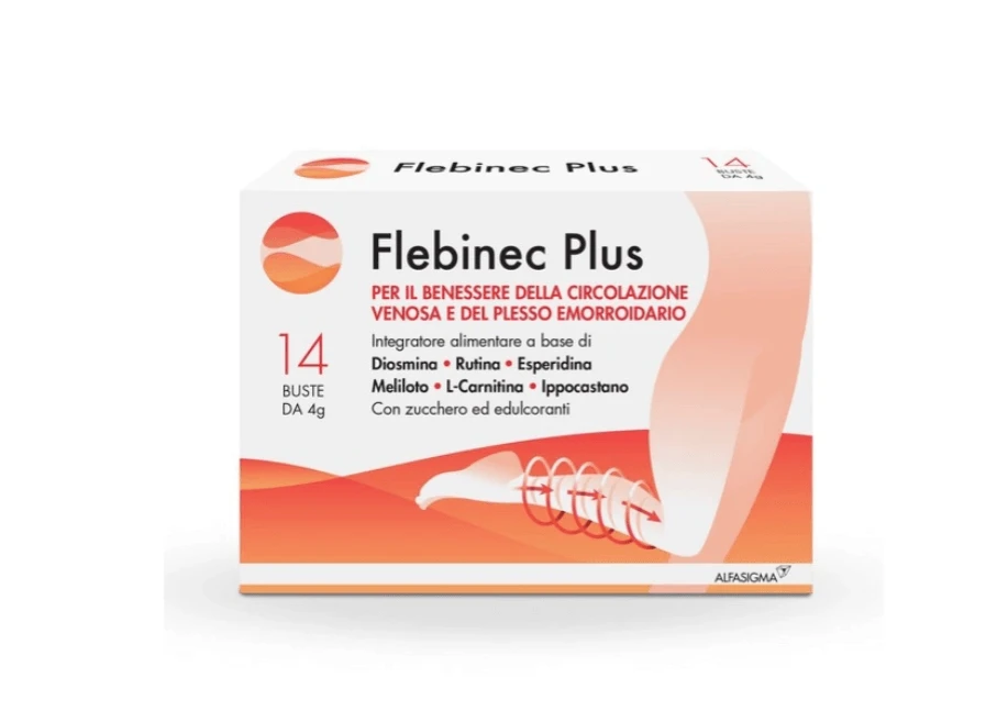 Flebinec plus 14 zakjes 4 g