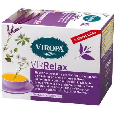 Viropa vir relax passiebloem kruidenthee 15 filters 6 g