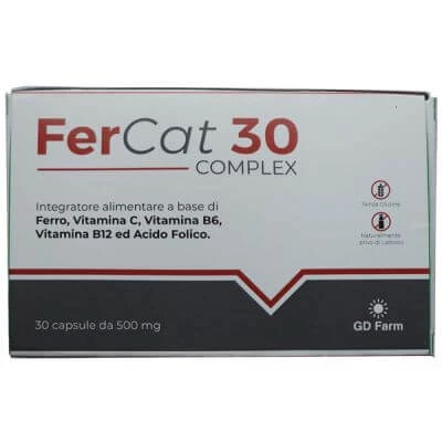 Fercat 30 complex 30 capsules 500 mg