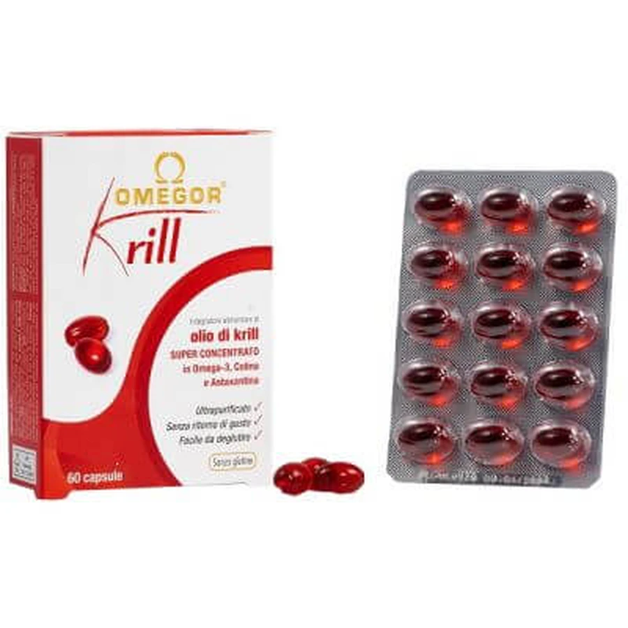 Omegor krill 60 soft capsules