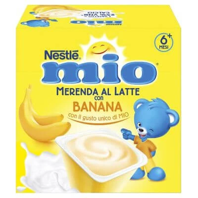 Mio snack banaan 4 x 100 g