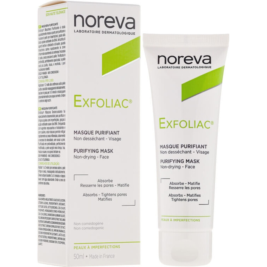 Noreva Reinigend Masker, 50 ml