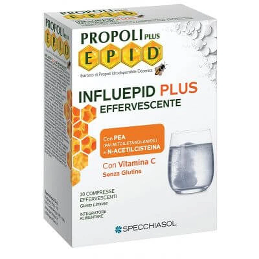 Influepid plus bruisende erwt 20 tabletten