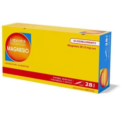 Labcatal voeding magnesium 28 flesjes 2 ml