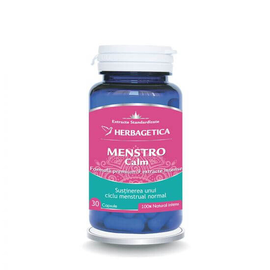 Menstrocalm, 30 capsules, Herbagetica