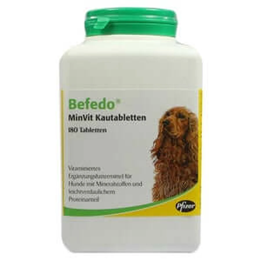 BEFEDO MinVit Kautabletten f. Hunde 180 St
