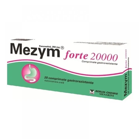 Mezym Forte 20000, 20 tabletten, Berlin-Chemie AG