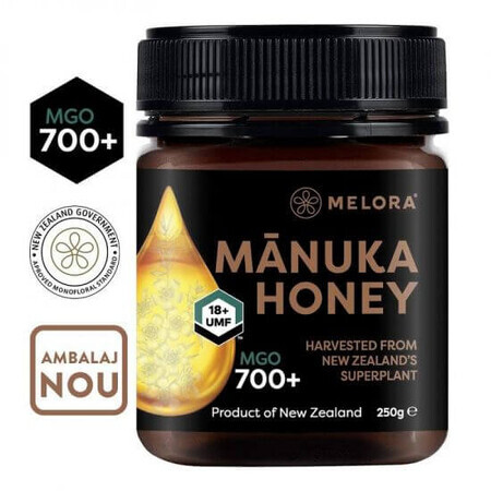 Miel de Manuka naturel MGO 700+, 250 g, Melora