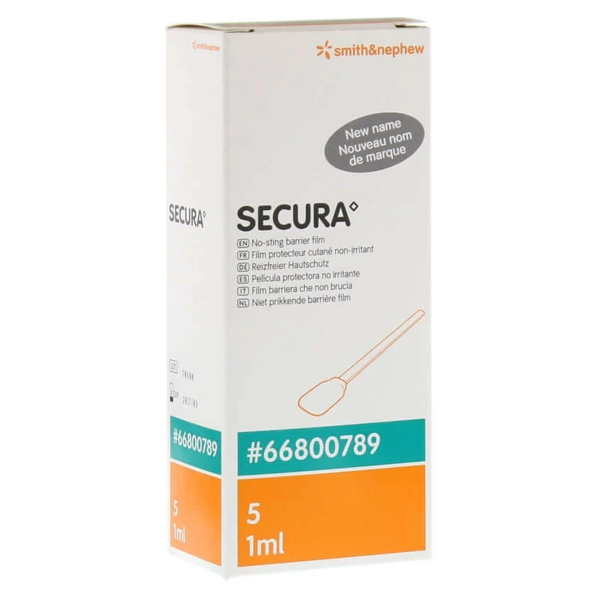 Secura niet-irriterende applicator voor huidbescherming 5X1 ml