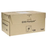 BD Plastipak Tuberkulinspr.1 ml o.Kanüle 120X1 ml