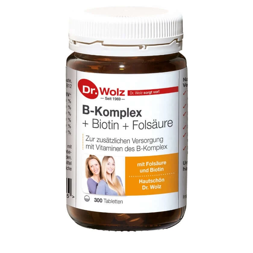 B-complex+biotine+foliumzuur tabletten 300 St