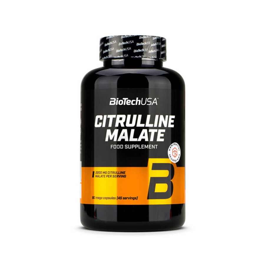 Citrulline Malate Mega Caps, 90 cápsulas, BioTech USA