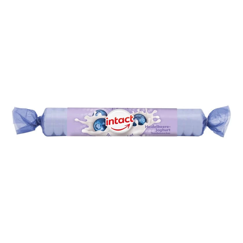 Intact dextrose bosbessen yoghurt 40 g